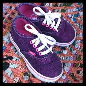 Toddler Pink Sparkle VANS